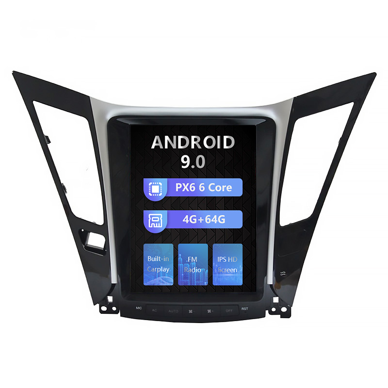 Hyundai Sonata 8 2011-2015 Tesla style 10.4 inch Android Car DVD Player 